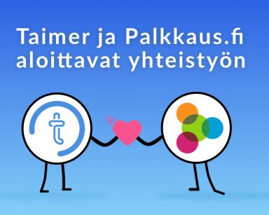 Taimer ja Palkkaus.fi yhteistyöhön