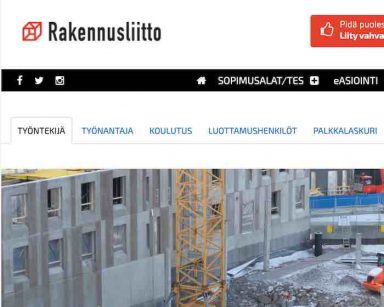 Palkkaus.fi ja Rakennusliitto