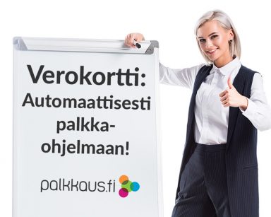 Verokortin tiedot automaattisesti palkanlaskentaan